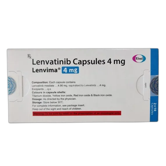 lenvima 4mg capsule 10's
